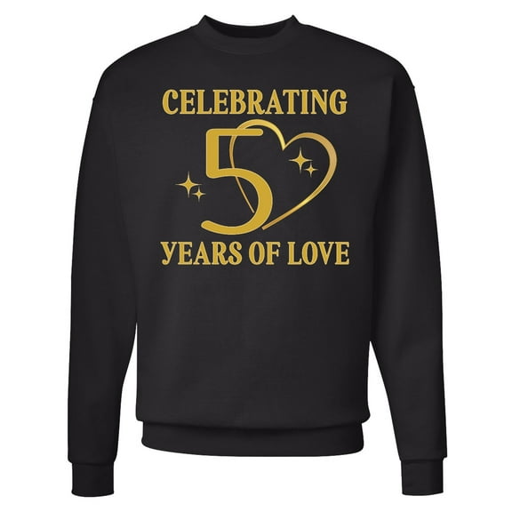 Inktastic 50th Wedding Anniversary 50 Years Adult Sweatshirt