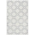 thumbnail image 2 of SAFAVIEH Bellagio Edweena Geometric Wool Area Rug, Ivory/Silver, 5' x 8', 2 of 8