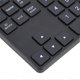 thumbnail image 3 of Clavier numérique 35 touches avec récepteur 2,4 GHz sans fil BT5.0 BT3.0 pour ordinateur portable OS X, ordinateur de bureau, smartphone, noir, 3 of 4