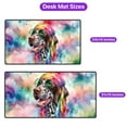 thumbnail image 5 of Hippie German Shorthaired Pointer Portrait Watercolor Tie-Dye Vintage Styles Desk Mat Full Keyboard Mouse Pad GSP Lover Dog Gift Large Mousepad - 00014, 5 of 5