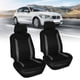 thumbnail image 4 of Juego de 4 Uds. De fundas protectoras para reposacabezas de asiento de coche, accesorio Universal (gris + negro), 4 of 9