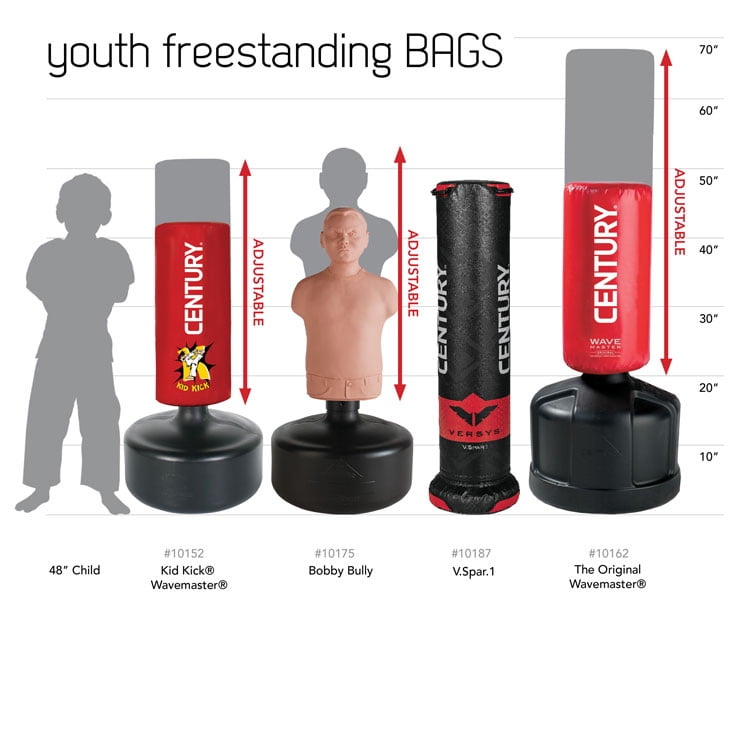 century original wavemaster freestanding heavy punching bag