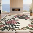 thumbnail image 2 of Design&I 9'x12' Washable Area Rug Serpent Pink Floral Gothic Vintage Botanical Python Watercolor for Great Room, Large Living Giant Skid-Resistant, 2 of 7