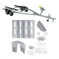 thumbnail image 1 of Kit de Support de Couchette Pivotante, Support de Couchette de Bateau de Pêche Galvanisé 12 Pouces Hauteur Réglable Robuste avec Matériel pour Remorque 3 Pouces Large 3 Pouces Hauteur Traversin, 1 of 7