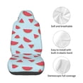 thumbnail image 4 of Wukai Watermelon Full Set Car Seat Covers with Soft Padding Universal Auto Front Seats Protector and Cushion Mat, 4 of 5