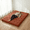 Red, variant on ZonLi Queen Size Japanese Futon Mattress, 2.5" Cotton Tatami Floor Bed, Foldable Sleeping Pad for Adults