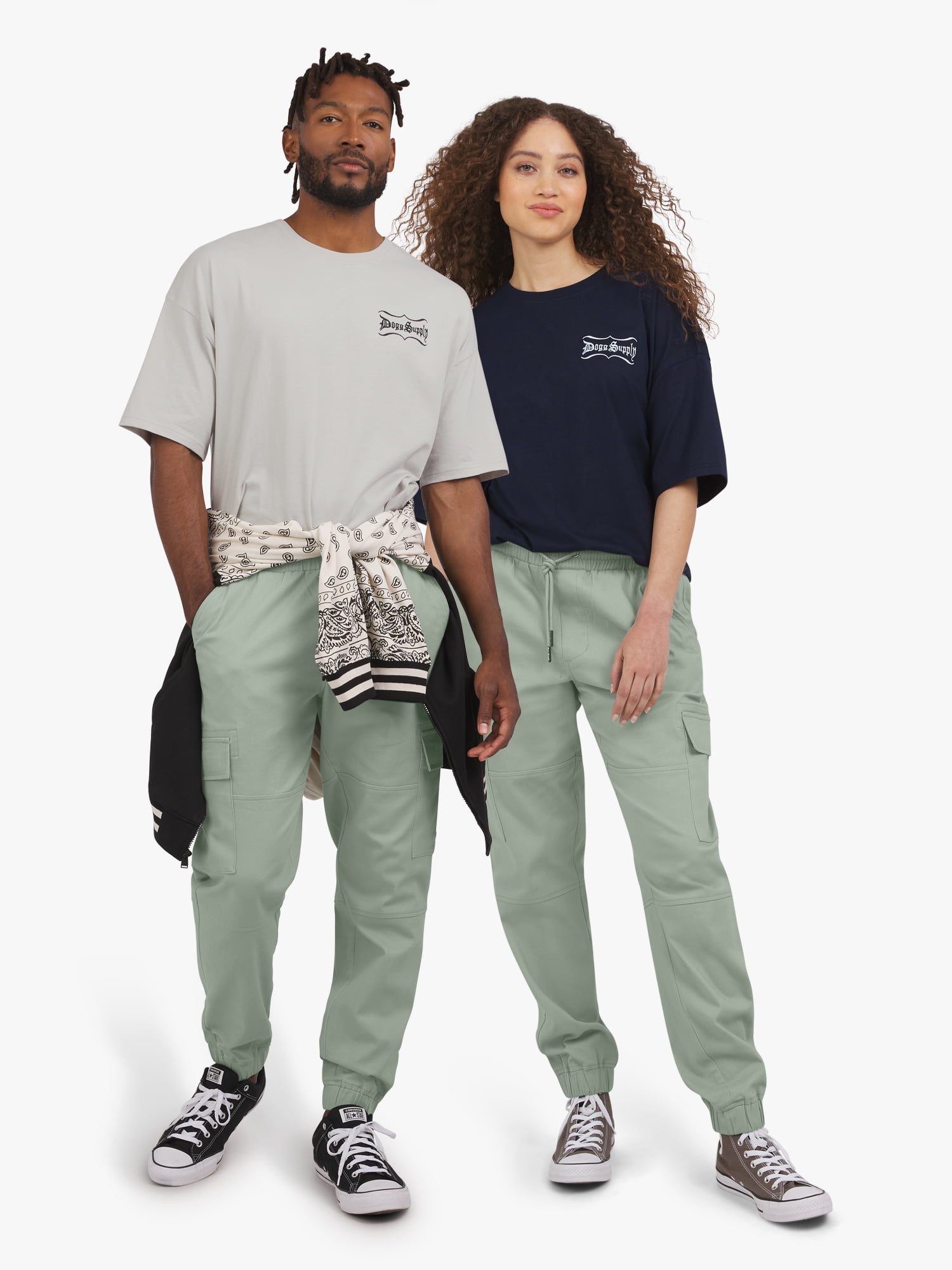 Dogg Supply by Snoop Dogg All-Gender Pull-On Cargo Joggers Pants, Men's Sizes XS-5XL