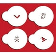 thumbnail image 2 of Designer Stencils Mini Halloween Cookie and Cupcake Stencils, Beige/semi-transparent, 2 of 4