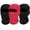 2 Black+ 1 Red, variant on Balaclava Face Mask Summer Cooling Neck Gaiter, Sun Protector Motorcycle Ski Scarf for Men/Women