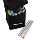 thumbnail image 1 of Marcadores de doble cara de 48 colores, juego de rotuladores para bocetos, estuche negro, material necesario para artistas., 1 of 12