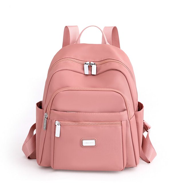 Mochila de nailon para mujer, bolso escolar de gran capacidad, de ocio, a la moda Fivean unisex