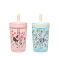 thumbnail image 2 of Zak Designs Disney Minnie Mouse Kelso Toddler Cups For Travel or At Home, 15oz 2-Pack Durable Plastic Sippy Cups With Leak-Proof Design is Perfect For Kids (Minnie Mouse), 2 of 11