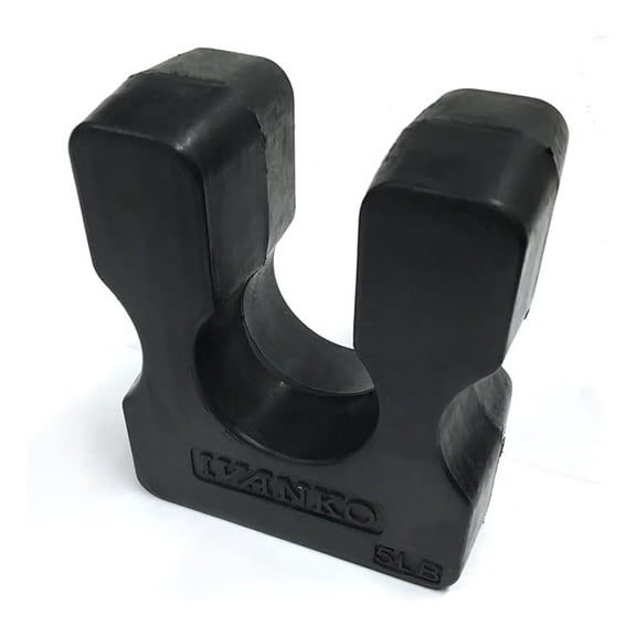 5lb Weight Stack Add On Plate - AOP-5 Microloading Plates for Gym Equipment - Rubber Encased Cast Iron Add-On Weight Plate for Home & Commercial Gyms