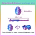 thumbnail image 4 of Juego de huevos de dragón impresos en 3D con licencia Toy Figure UXBSTM, paquete de 6, 4 of 7