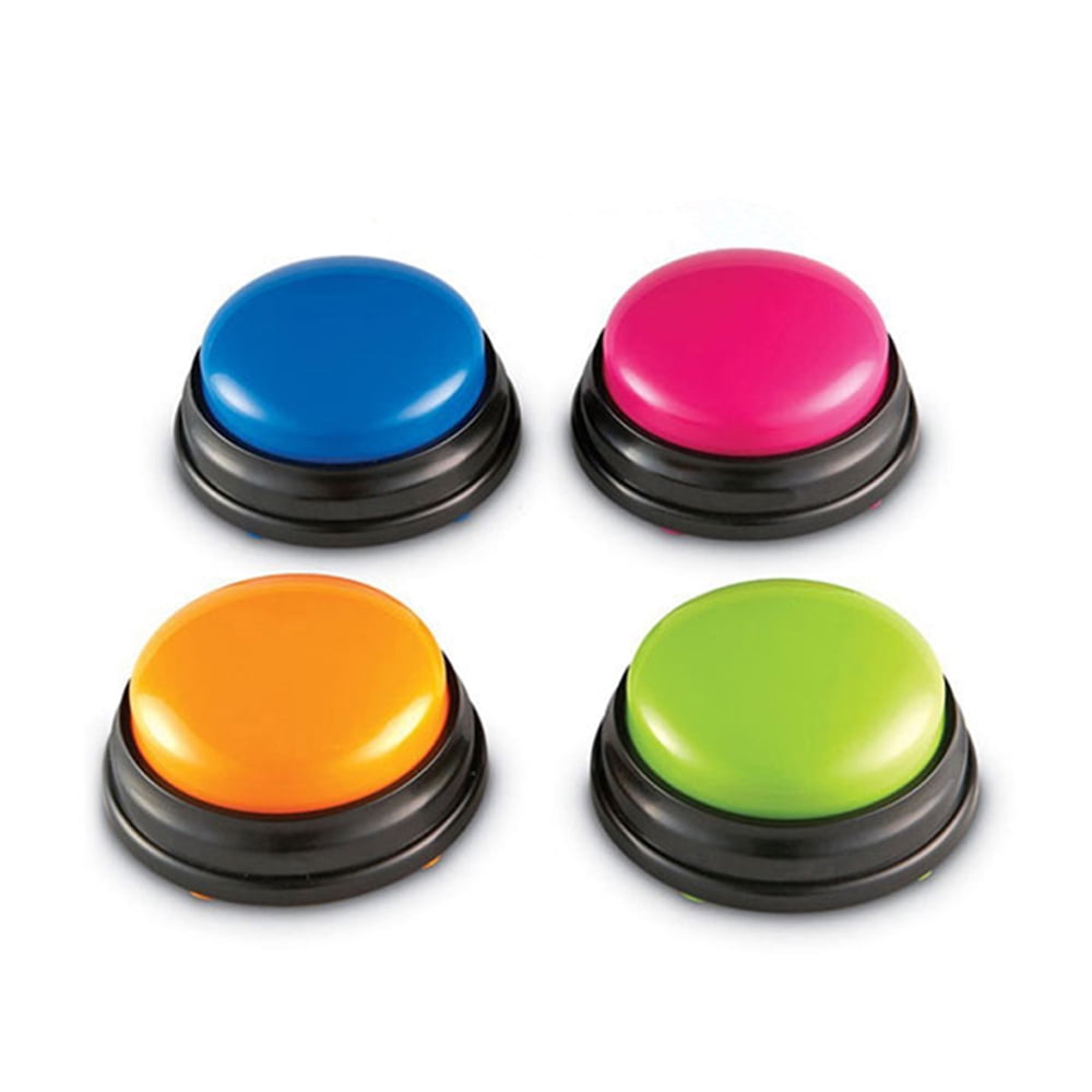 Small Size Easy Carry Voice Recording Sound Button for Kids Interactive Toy  Answering Buttons Orange+Pink+Blue+Green - Walmart.com - Walmart.com