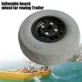 thumbnail image 3 of Roue Anti-Crevaison pour Chariot de Kayak Canoë Remplacement R4X8, 3 of 9