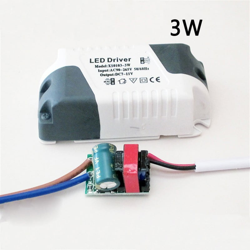 AC 90~265V 3~24W LED Driver Adapter Transformer Power Supply For LED Strip Light 