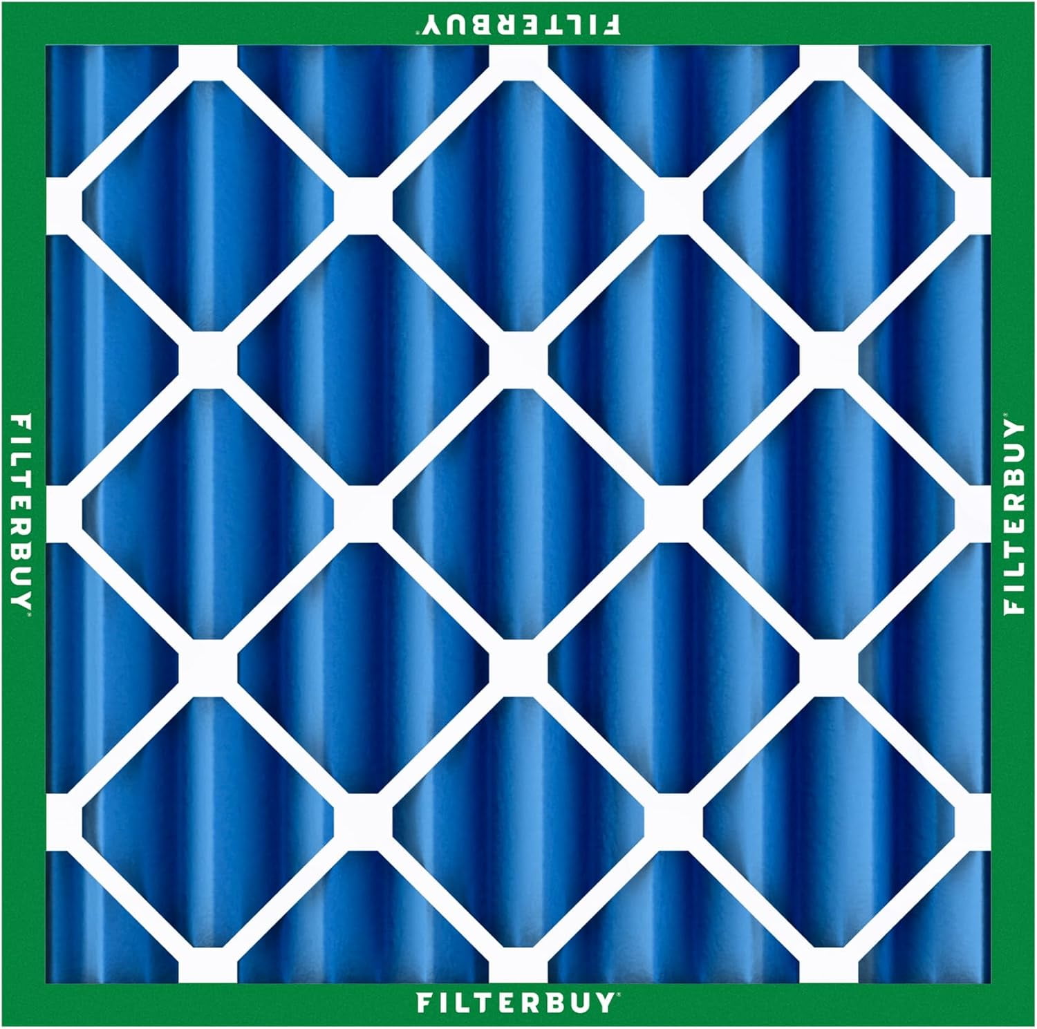 Filterbuy 20x20x4 Air Filter MERV 13 Smoke Defense, Pleated HVAC AC Furnace Filter Replacement, 2-Pack