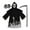 Luminous black, variant on GYRATEDREAM Grim Reaper Costume Kids Boys Red Skull Reaper Cosplay Halloween Costume Scary Skeleton Outfit with Scythe Accessories for 4-6Y Luminous black