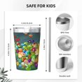 thumbnail image 4 of Thermos Plants Vs Zombies avec Paille Conique Double Paroi Isolée sous Vide Imprimé Inox 12oz, Blanc, 4 of 7
