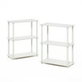 thumbnail image 6 of 3-Tier Compact Multipurpose Shelf Display Rack, White/White, Set of 2, 6 of 7