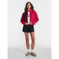 thumbnail image 2 of No Boundaries Polar Fleece Zip Up Jacket, Women’s and Women's Plus XXS-4X, 2 of 6