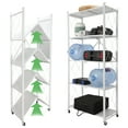 thumbnail image 6 of 5 Tier Storage Rack Wire Shelving Unit Pantry Storage Shelves Metal for Pantry Closet Kitchen Laundry Bathroom Organizer 28" W x 13" D x 62" H Silver, 6 of 10