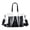 Black, variant on ShunXiQin Clear Tote Bags for Women with Adjustable Straps Crossbody Bag Handbag Purse for Travel Work Sport
