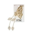 thumbnail image 3 of (4 pack) Scunci Butterfly Claw Clip with Leaf Chain Tassels, Gold, 3 of 10