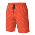 thumbnail image 4 of Saiise Salmon Fish Meat Print Men's Swim Trunks Hawaiian Bathing Suit Swimsuits Beach Shorts with Pockets-Large, 4 of 6