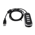 thumbnail image 2 of Eddwiin RJ9 a USB Línea de conversión de Auriculares de Audio Línea de Auriculares de computadora con Caja de Control, 2 of 8
