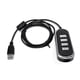 thumbnail image 2 of Línea de conversión de auriculares de audio RJ9 a USB Línea de auriculares para computadora con caja de control, 2 of 8