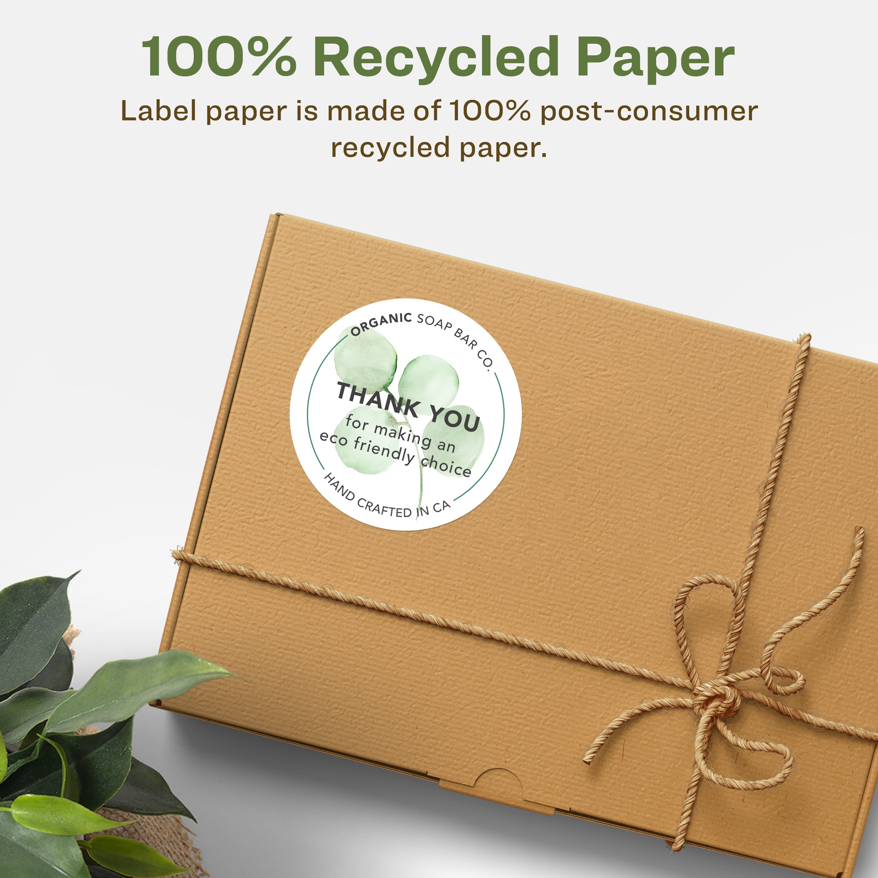 Avery EcoFriendly Round Labels, 1-3/4" Diameter, 1,000ct