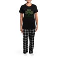thumbnail image 4 of CafePress - Galway Shamrock Pajamas - Women's Short Sleeve Print T-Shirt and Pants Dark Cotton Pajama Set, 4 of 7