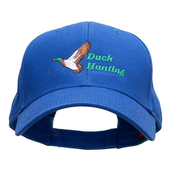 Duck Hunting Embroidered Low Profile Cap - Royal OSFM