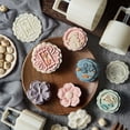 thumbnail image 3 of Clearance!Moon Cake Mould Round Flower Shape Mooncake Mold Set Mid Autumn Festival DIY Moon Cake Mould, 3 of 9