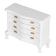 thumbnail image 2 of Mesita de noche para casa de muñecas, mueble con cajones en miniatura de madera, decoración, 1:12, 2 of 14