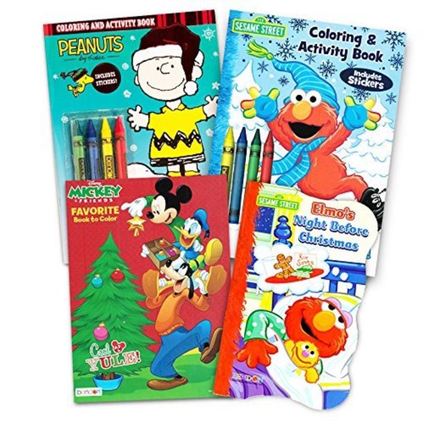 Download Sesame Street Holiday Coloring Book Super Set for Kids Toddlers -- 3 Festive Activity Books ...