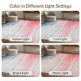 thumbnail image 7 of ODIKA 4'x6' Washable Area Rug Non-Slip, Chair-Friendly, Flatwoven Abstract Vintage Painterly Ombre Boho Layered Fade Brushstroke for Home Office, Under Desk, 7 of 7