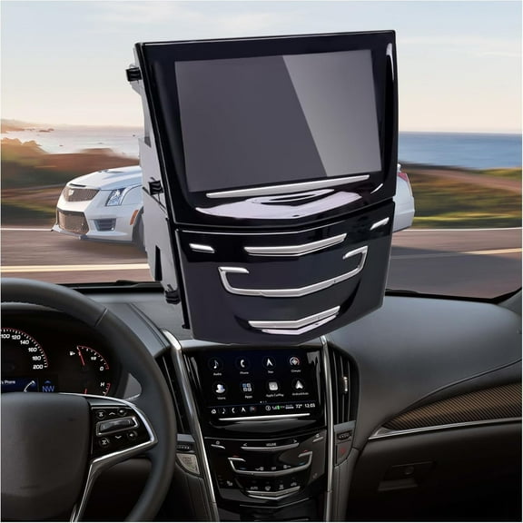 Fit Cadillac CUE System Touch Screen Navigation Radio New OEM Replacement Compatible with Cadillac ATS CTS SRX XTS ELR 2013-2020(Only with 2 Heated Seat Option)