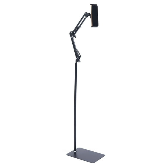 360° Clamp Mount Holder Tablet Phone Floor Stand Adjustable Folding Cantilever