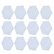 thumbnail image 4 of Sound Absorbing Wedges, Polyester Fiber Beveled Edges Noise Insulation Acoustic Panels Adhesive  For Home Theaters For Recording Studios ANGGREK Gris blanco, 4 of 8