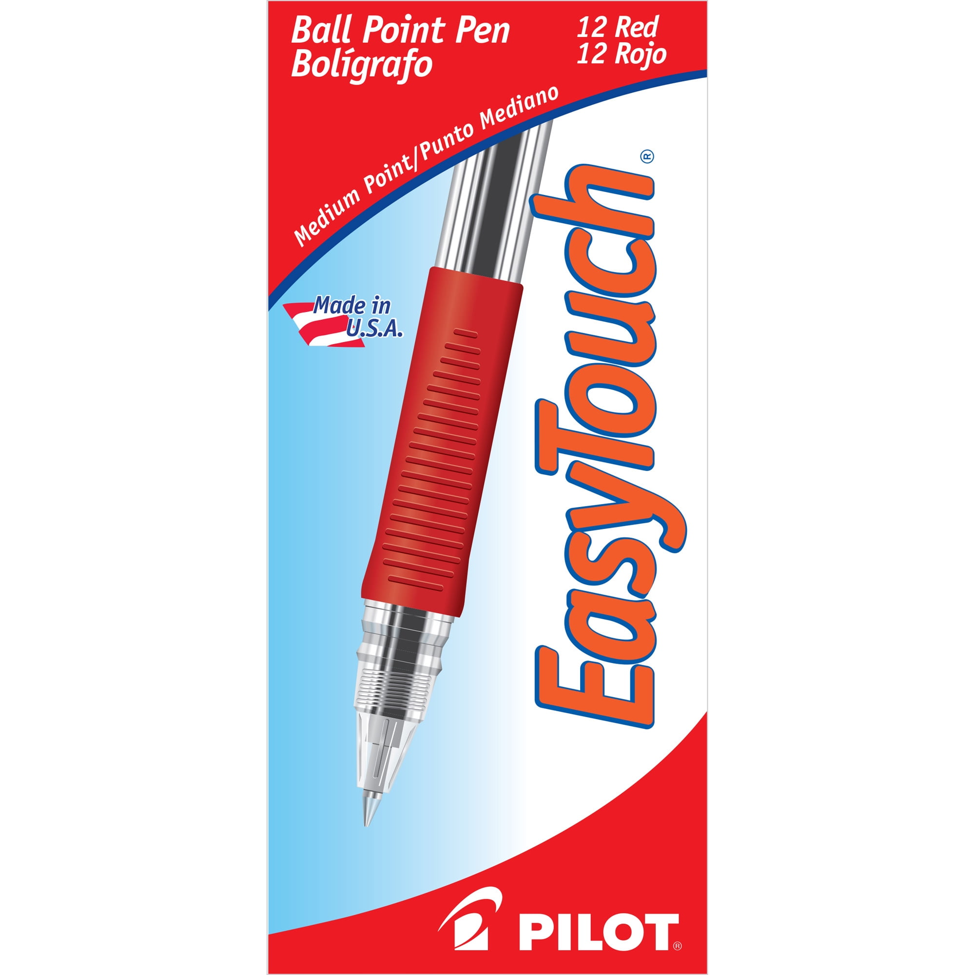 Pilot, PIL32012, EasyTouch Ballpoint Pens, 1 Dozen