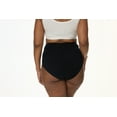 thumbnail image 3 of SHEMOR Women's Plus Size Underwear 3XL-6XL High Waist Briefs Cotton Soft Panties 4-Pack (5XL,Black), 3 of 5