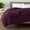 Purple, variant on JML Soft Plush Fleece Blanket For Bed Sofa,Lightweight Flannel Blanket,Full/Queen 79"x81",Purple