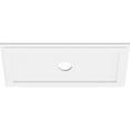 thumbnail image 2 of Ekena Millwork CMP28X14RE-03000 3 in. ID x 9.75 in. Rectangle Architectural Grade Médaillon de Plafond Contemporain PVC, 2 of 4