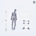 thumbnail image 1 of 1 Ensemble de Figurines d'Anime pour Artistes Corps Figurine d'Action Modèle Jouet Humain Poupée, 1 of 6
