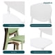 thumbnail image 3 of CONJUNTO DE EXTEIROR CON MESA EXTERIOR LODI BLANCO Y SET DE 4 SILLAS EXTERIOR MASSA BLANCO, 3 of 6