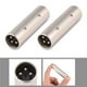 thumbnail image 4 of Conector XLR macho a macho de 3 pines Adaptador de Audio acoplador cambiador de género para micrófono AMP 2 uds, 4 of 5