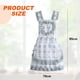 thumbnail image 2 of 2 piezas de delantales de lona de estilo coreano para cocina doméstica de mujeres, ropa de trabajo antiincrustante, transpirable y resistente al desgaste, cintura para adultos, 2 of 5